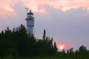 Devils Island Tower at Sunset