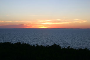Devil's Island Lighthouse Sunset 5