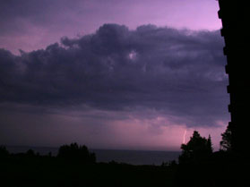 Devils island storm clouds